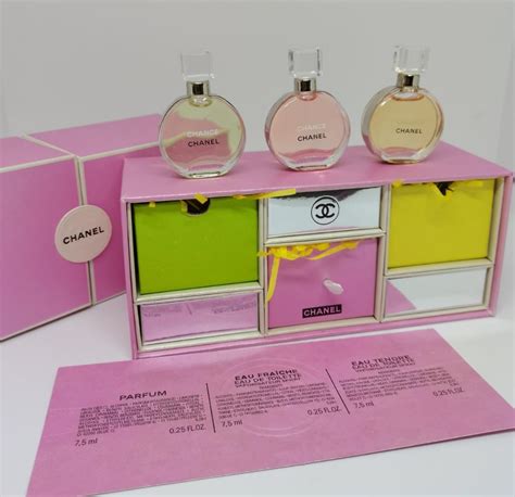 chanel perfume set miniatures